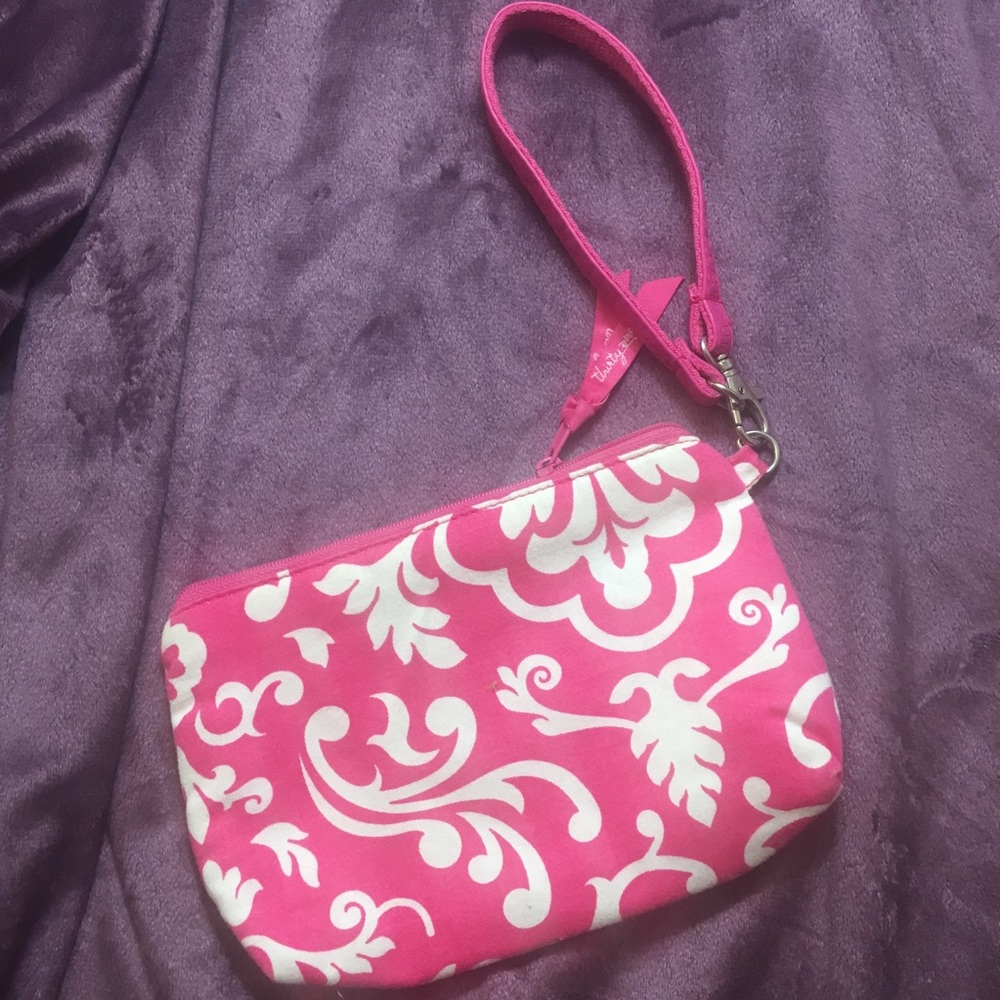 Thirty-One Gives Pink Wristlet